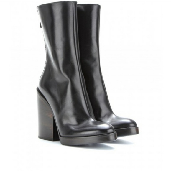 Haider Ackermann Black Heeled Boots